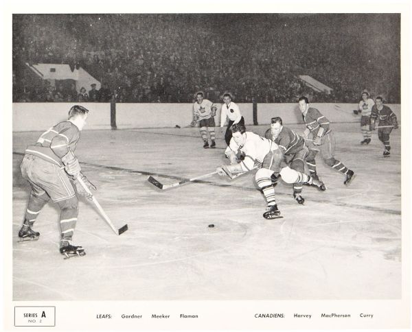 51QO 1950 Quaker Oats Premiums A-1 Leafs vs Canadiens